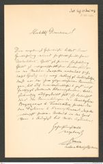 k.k. naturhistorisches Hofmuseum, Intendanzakten 1885-1896 (Hauer), Aktenzahl Z.251/1887, Seite 1